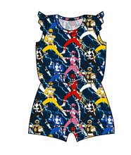 Load image into Gallery viewer, Mighty Morphin Ivy Summer Romper