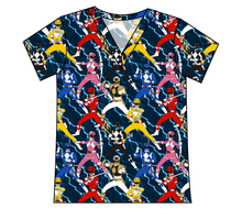 Load image into Gallery viewer, Mighty Morphin Ladies&#39; Slouchy V-Neck Tee