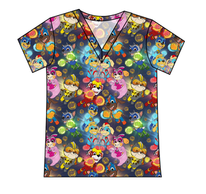 Super Pups Ladies' Slouchy V-Neck Tee