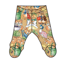 Load image into Gallery viewer, Mr. McGregors Garden Newborn Footed Pants