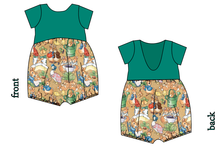 Load image into Gallery viewer, Mr. McGregors Garden Low Back Romper and Bubble Romper