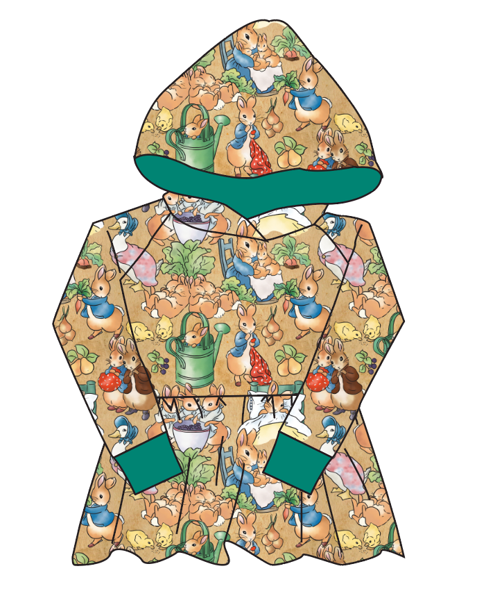 Mr. McGregors Garden Peplum Hoodie (or Crewneck)