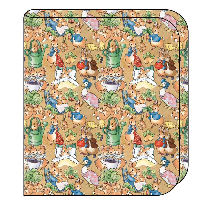 Mr. McGregors Garden Swaddle Blanket