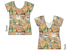 Load image into Gallery viewer, Mr. McGregors Garden Ladies&#39; Low Back Ballerina Tee