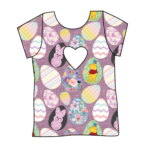 Cupcake Egg Hunt Cambria Heart Back Tee