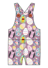 Load image into Gallery viewer, Cupcake Egg Hunt Overalls and Shortalls