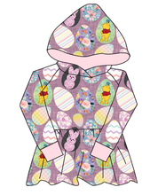 Load image into Gallery viewer, Cupcake Egg Hunt Peplum Hoodie (or Crewneck)