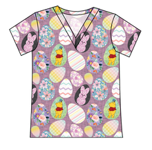 Load image into Gallery viewer, Cupcake Egg Hunt Ladies&#39; Slouchy V-Neck Tee