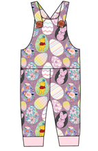 Load image into Gallery viewer, Cupcake Egg Hunt Overalls and Shortalls