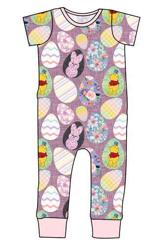 Cupcake Egg Hunt Emmett Pants And Shorts T-Shirt Romper