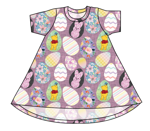 Cupcake Egg Hunt Basic T-Shirt Dress