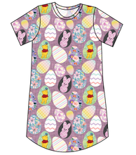 Load image into Gallery viewer, Cupcake Egg Hunt Ladies&#39; T-Shirt Dress