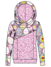 Load image into Gallery viewer, Cupcake Egg Hunt Ladies Hoodie