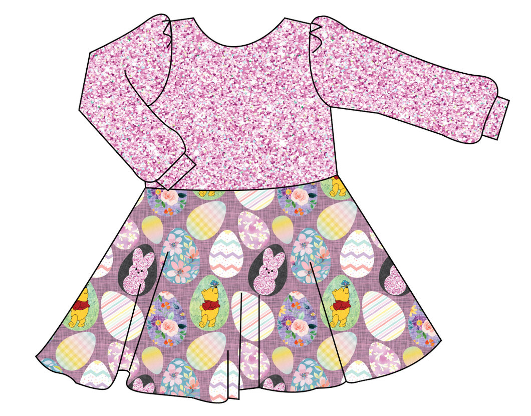 Cupcake Egg Hunt Prairie Dress