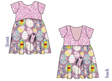 Load image into Gallery viewer, Cupcake Egg Hunt Low Back Dress