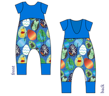 Load image into Gallery viewer, Rad Egg Hunt Low Back Romper and Bubble Romper