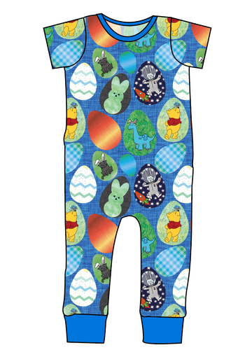 Rad Egg Hunt Emmett Pants And Shorts T-Shirt Romper