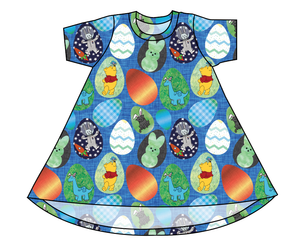 Rad Egg Hunt Basic T-Shirt Dress