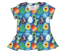 Load image into Gallery viewer, Rad Egg Hunt Ladies&#39; Peplum Top