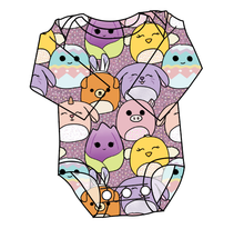 Load image into Gallery viewer, Easter Squish Friends Lap Neck Bodysuit