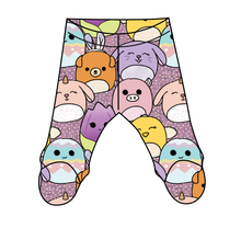 Load image into Gallery viewer, Easter Squish Friends Newborn Footed Pants