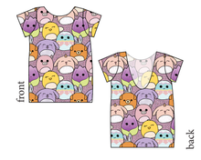 Load image into Gallery viewer, Easter Squish Friends Low Back Ballerina Tee