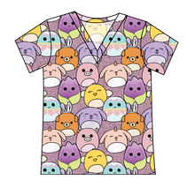 Load image into Gallery viewer, Easter Squish Friends Ladies&#39; Slouchy V-Neck Tee