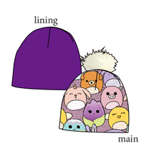 Load image into Gallery viewer, Easter Squish Friends Slouchy Beanie (Reversible!)