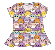 Load image into Gallery viewer, Easter Squish Friends Ladies&#39; Peplum Top