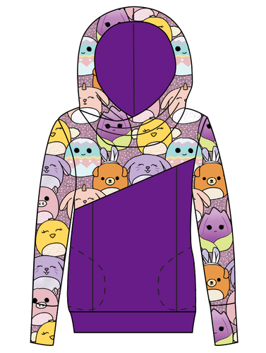 Easter Squish Friends Ladies Hoodie