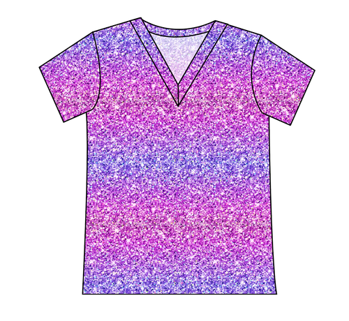 Glitters Ladies' Slouchy V-Neck Tee