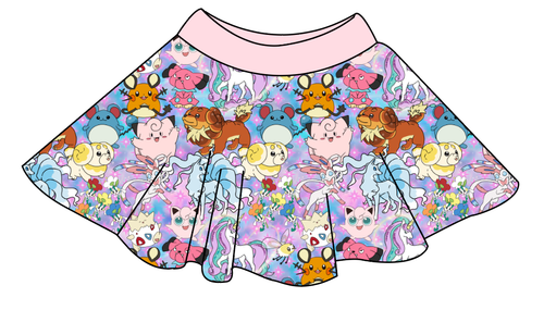 Enchanting Poke Circle Skirt