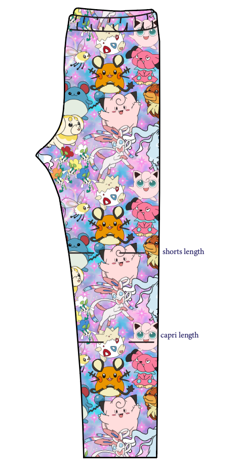 Enchanting Poke Basic Leggings