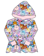 Load image into Gallery viewer, Enchanting Poke Peplum Hoodie (or Crewneck)