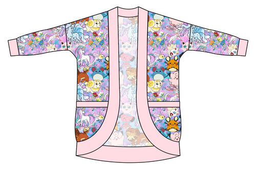 Enchanting Poke Kids Cocoon Cardigan