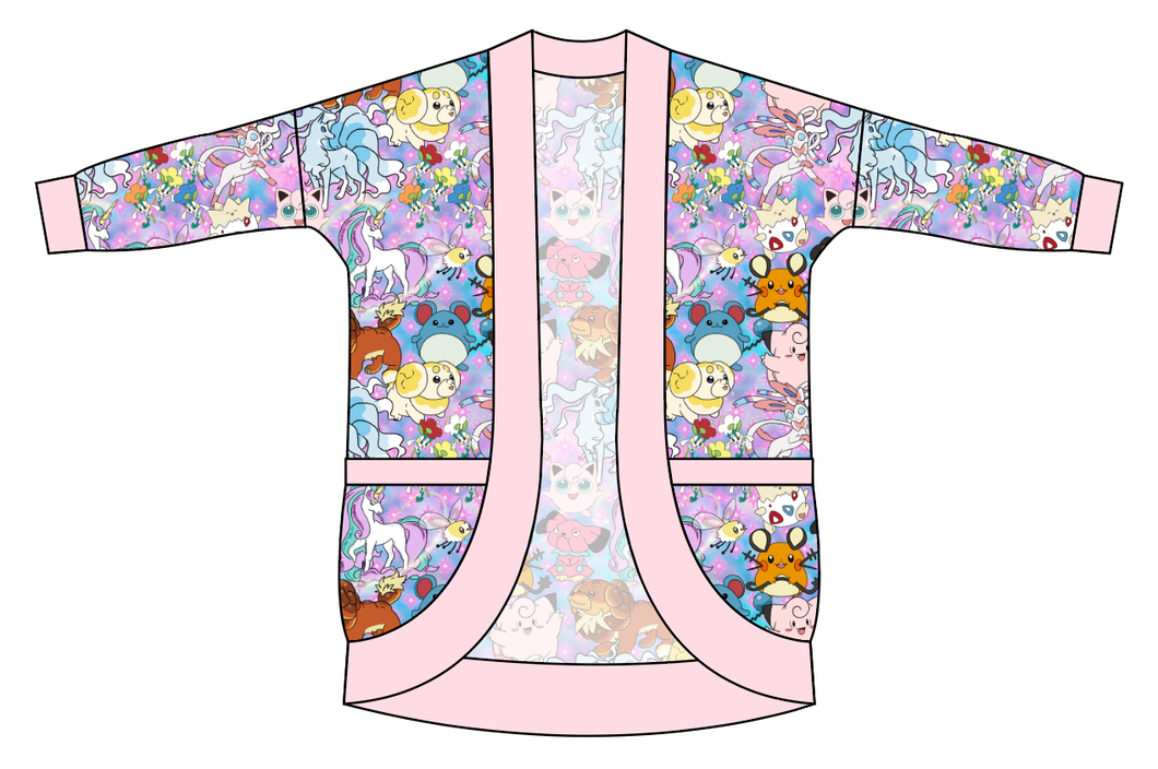 Enchanting Poke Ladies' Cocoon Cardigan