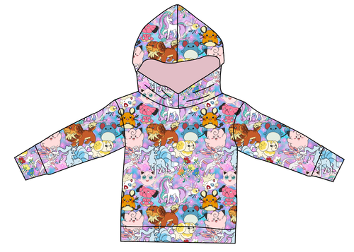 Enchanting Poke Ladies Oversized Hoodie