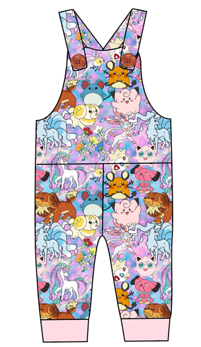 Enchanting Poke Overalls and Shortalls