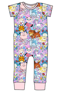Enchanting Poke Emmett Pants And Shorts T-Shirt Romper