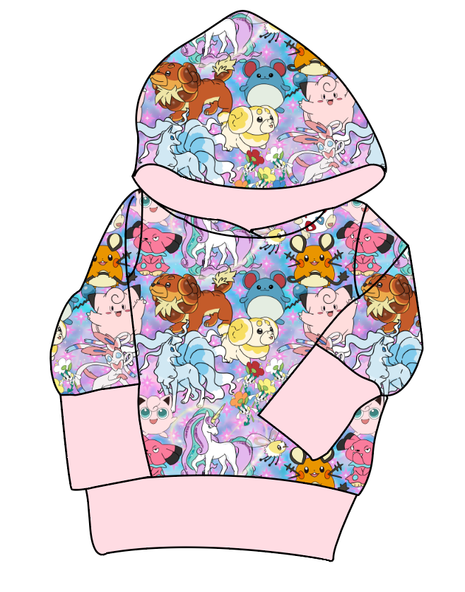 Enchanting Poke Grow With Me Hoodie (or Crewneck)
