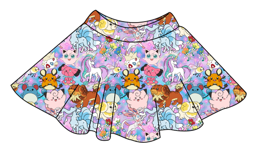 Enchanting Poke Ladies' Circle Skirt