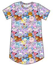 Load image into Gallery viewer, Enchanting Poke Ladies&#39; T-Shirt Dress