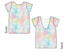Load image into Gallery viewer, Ethereal Mist Low Back Ballerina Tee