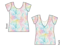 Load image into Gallery viewer, Ethereal Mist Ladies' Low Back Ballerina Tee