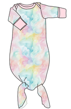 Load image into Gallery viewer, Ethereal Mist Newborn Knotted Gown