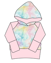 Load image into Gallery viewer, Ethereal Mist Grow With Me Hoodie (or Crewneck)