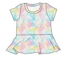 Load image into Gallery viewer, Ethereal Mist Ladies' Peplum Top