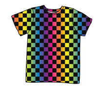 Load image into Gallery viewer, Rainbow Check Basic Tee and Tank