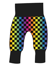 Load image into Gallery viewer, Rainbow Check Grow With Me Pants And Shorts