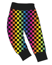 Load image into Gallery viewer, Rainbow Check Basic Joggers And Jogger Shorts